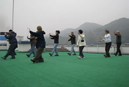 Tai Chi Activity on Board