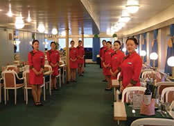 Our onboard Dining Service 