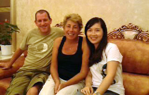 Valued China Yangtze Tour Guests with Linda