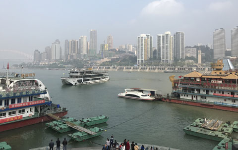 Chaotianmen Pier in Chongqing