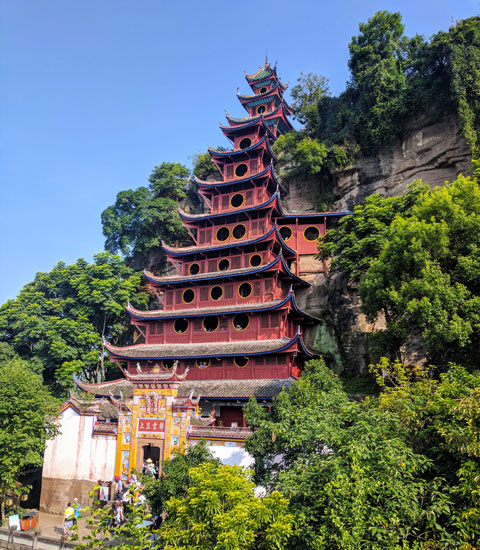 Yangtze River Cruise - Shaibaozhai Pagoda