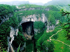 Wulong Gorges Scenery