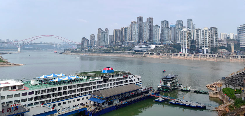 Yangtze River Cruise - Cruise Disembarkation at Chaotianmen Dock