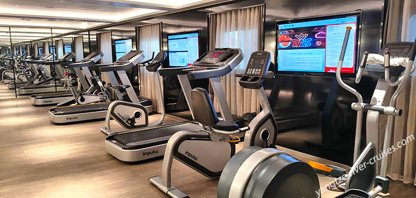 Work out at the Gym Onboard
