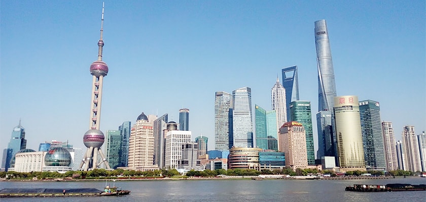 Three Shanghai Skyline