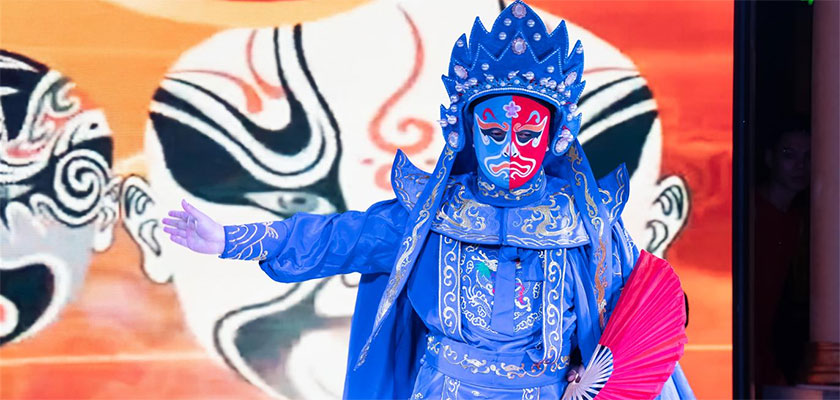 Face-changing of Sichuan Opera