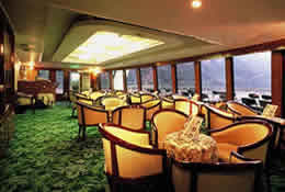 Spacious Observation Lounge of Yangtze Paradise
