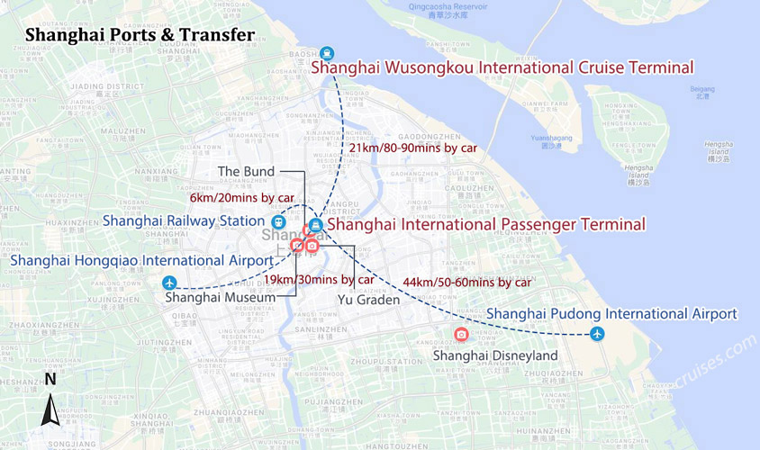 shanghai international airport terminal map