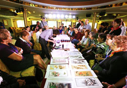 Chinese Painting Show on Cruise 