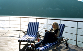 Enjoy your sunrise time on the sundeck