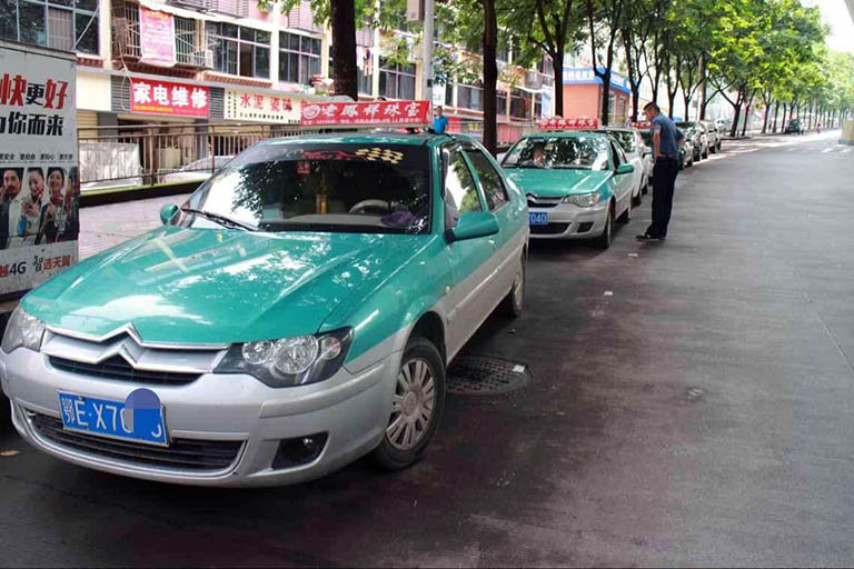 Taxis in Yichang City