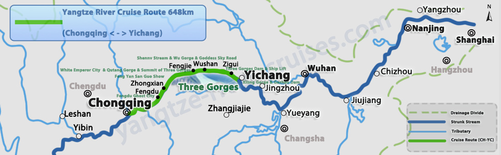 5-day Yichang to Chongqing Cruise